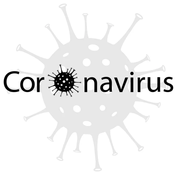 CORONAVIRUS 2019-nCVのコンセプト. — ストックベクタ