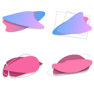 Dinamik renkli biçimler ve çizgi.