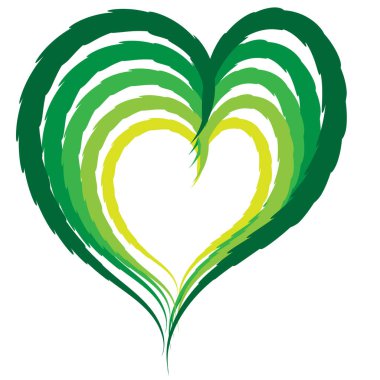 kenevir kalp vektörü grafiği