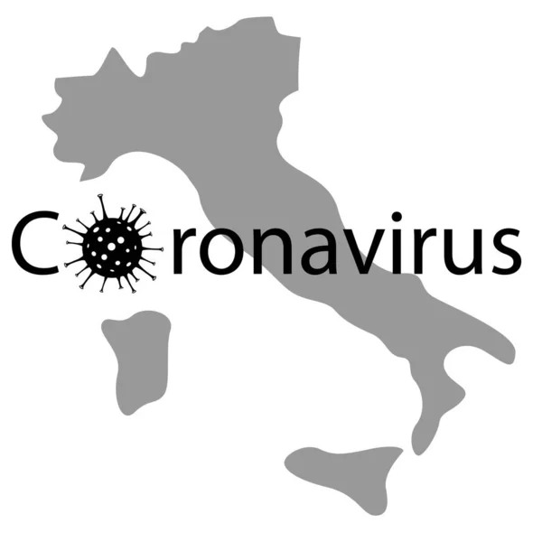 Боротьба проти коронавірусу в Італії — стоковий вектор