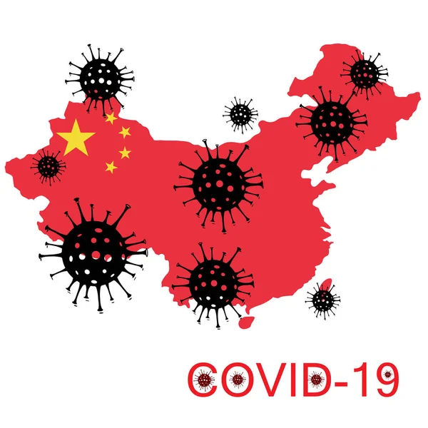 2019 Novel Coronavirus (2019-nCoV) koncept — Stockový vektor