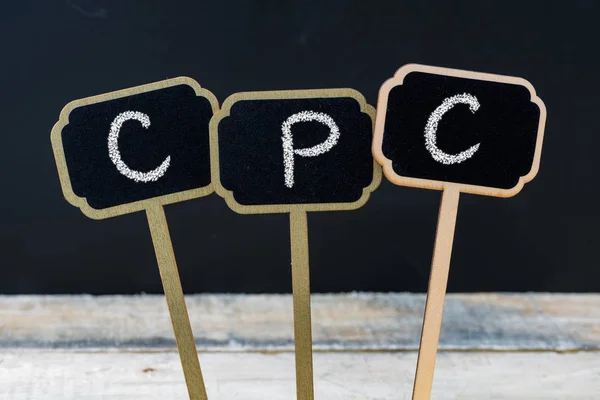Acrónimo de negocio CPC as Cost Per Click — Foto de Stock