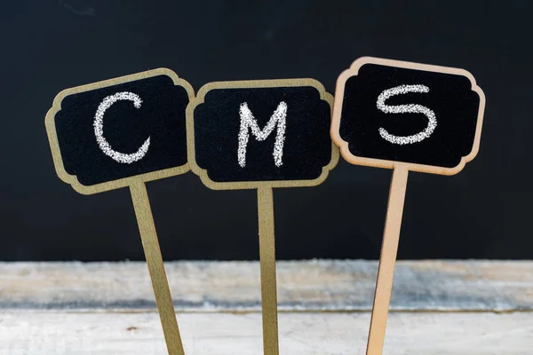 Acrónimo de negócio CMS como Sistema de Gestão de Conteúdo — Fotografia de Stock