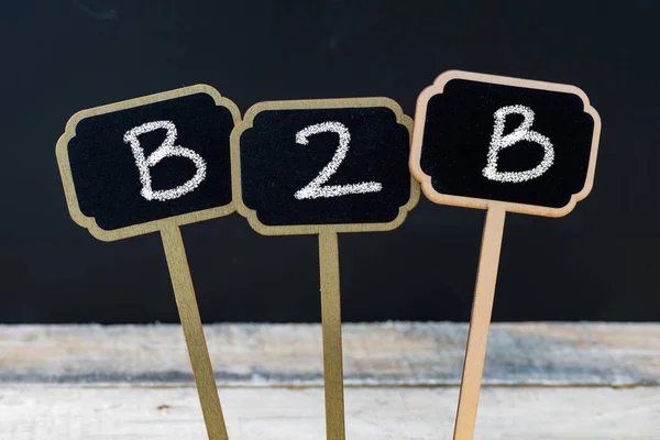 Acrónimo de negocio B2B as Business To Business —  Fotos de Stock