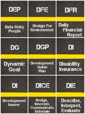 Fotoğraf kolaj iş kısaltmalar