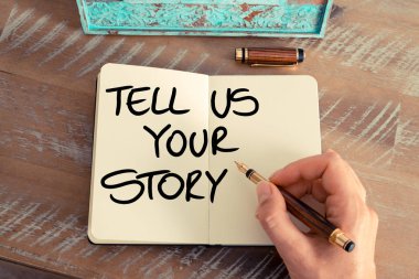 El yazısı metnini bize hikayeni anlat