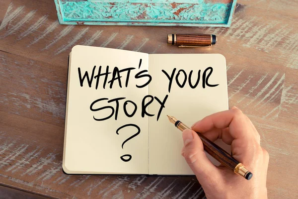 Ερώτηση ποια είναι η ιστορία σας ? — Φωτογραφία Αρχείου