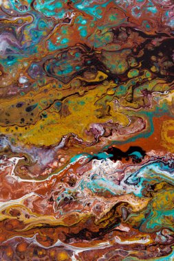 Akrilik boya ile soyut yaratıcı boyalı arka plan