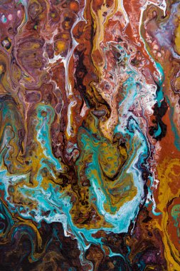 Akrilik boya ile soyut yaratıcı boyalı arka plan