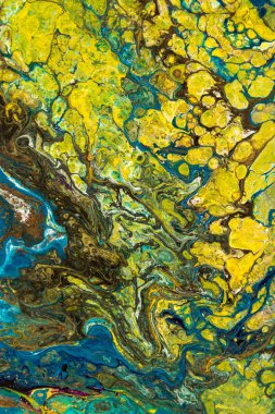 Akrilik boya ile soyut yaratıcı boyalı arka plan