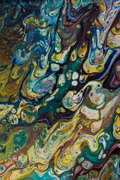 Fondo pintado creativo abstracto con pinturas acrílicas — Foto de Stock
