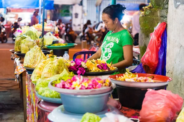 Gianyar Night Market nella provincia di Gianyar, Bali, Indonesia — Foto Stock
