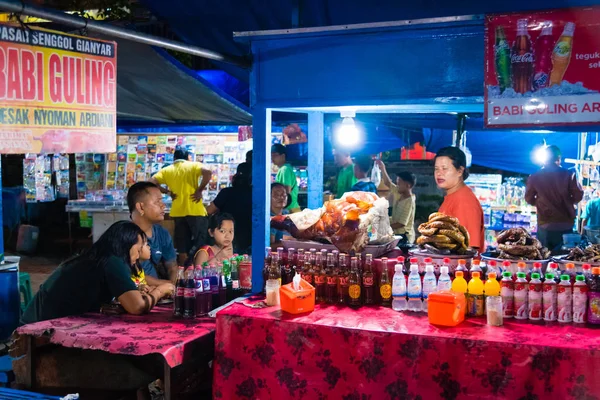 Gianyar Night Market i Gianyar Province, Bali, Indonesien — Stockfoto