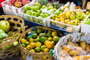 Gianyar gece Market Bali, Endonezya Gıda tezgahları