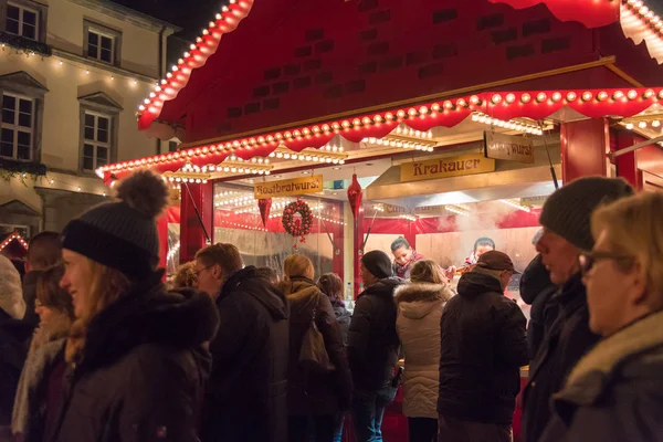 Kerstmarkt in de stad Dusseldorf — Stockfoto