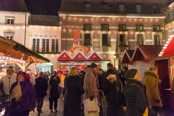Karácsonyi vásár a city Dusseldorf — Stock Fotó