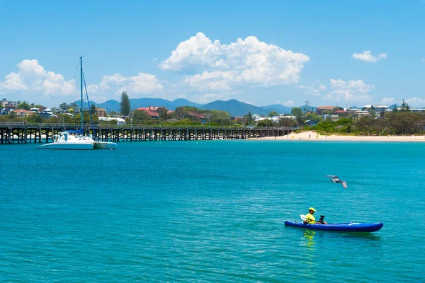 Australische kust uitzicht op Coffs Harbour, Australië — Stockfoto