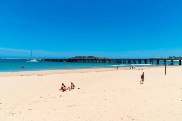 Australian coastal sand beach at Coffs Harbour, Australia — Stock Photo, Image