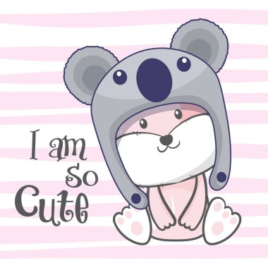 Sevimli Bunny.çizgi film el çizimi vektör çizimi. Bebek tişörtü baskısı, moda baskısı tasarımı, çocuk giyimi, bebek partisi kutlaması ve davetiye kartı için kullanılabilir. - Vektör