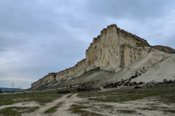 Ist Der Große Weiße Felsen Auf Der Krim — Stockfoto