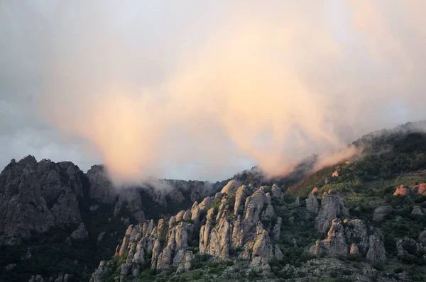 Valley Ghosts Crimea Burn Erode Rocks — Stock Photo, Image