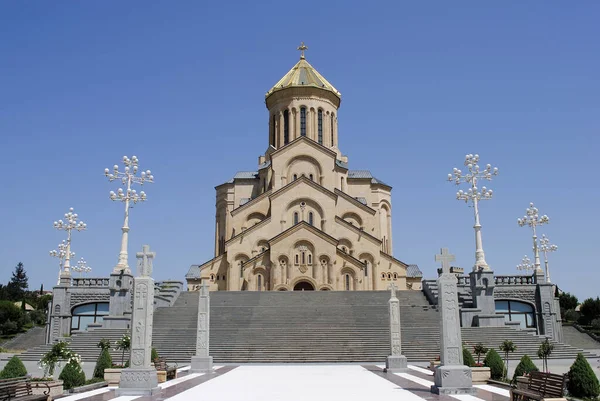 Εκκλησία Στην Τιφλίδα Γεωργία — Φωτογραφία Αρχείου