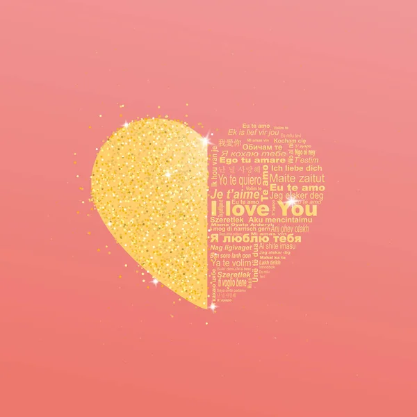 Love heart background Vector Graphics