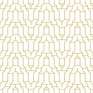 Kusursuz altın geometrik modeller.