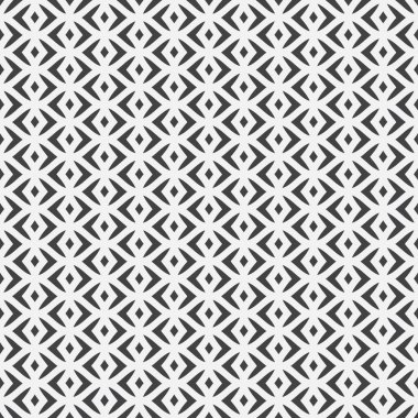 Dikişsiz geometrik vektör deseni. Yinelenen simetrik şekiller ile soyut desen. Bir kafesin grafik tasarımı. Kartların kapağı için, duvar kağıdı, kumaş.