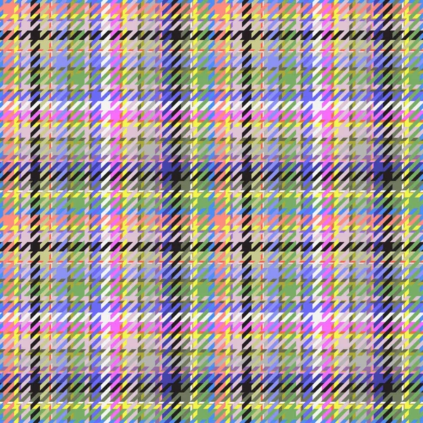 Klasický Kostkovaný Tartanový Vzor Bezproblémová Abstraktní Textura Geometrická Barva Tapety — Stockový vektor