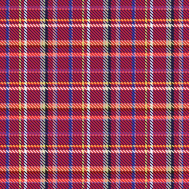 Klasik kareli tartan deseni. Kusursuz soyut doku. Geometrik renkli duvar kağıdı. İskoç kafesi. Kumaşlar, gömlekler ve tekstil üzerine vektör grafikleri.