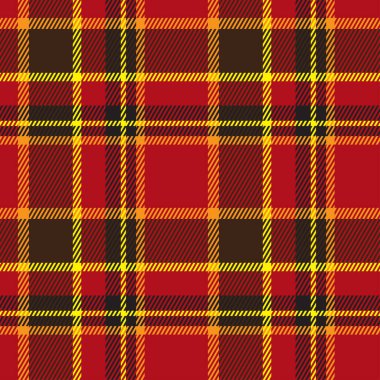 Klasik kareli tartan deseni. Kusursuz soyut doku. Geometrik renkli duvar kağıdı. İskoç kafesi. Kumaşlar, gömlekler ve tekstil üzerine vektör grafikleri.