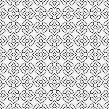 Soyut, kusursuz arkaplan vektörü. Tek renkli bezelye deseni. Küçük ve daha çarpık daireler. Kapağın, duvar kağıdının, posterin, ambalajın grafiksel tasarımı