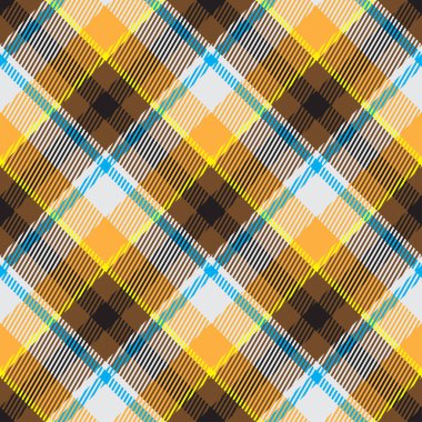 Klasik kareli tartan deseni. Kusursuz soyut doku. Geometrik renkli duvar kağıdı. İskoç kafesi. Kumaşlar, gömlekler ve tekstil üzerine vektör grafikleri.
