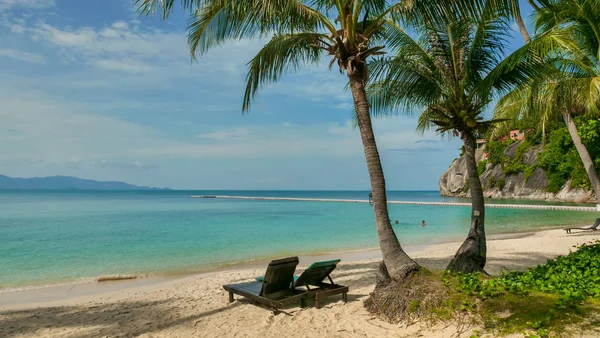 Scene Tropical Beach Samui Island Thailand — Stockfoto