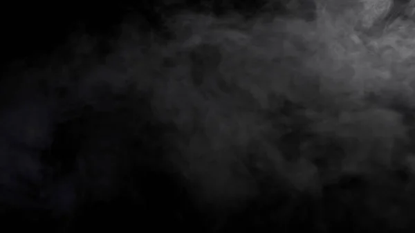 Mgła Mgła Dym Mgła Czarny Tło — Zdjęcie stockowe
