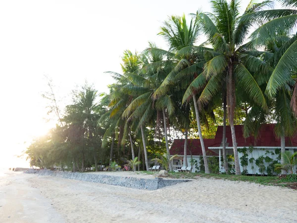 Άμμος Παραλία Και Ακτογραμμή Του Νησιού Koh Phangan Στην Ταϊλάνδη — Φωτογραφία Αρχείου