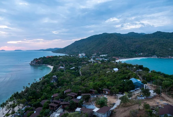 Paesaggio Tropicale Dell Isola Koh Phangan Thailandia Vista Dall Alto — Foto Stock