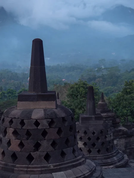 Borobudur Templom Yogyakarta Jáva Sziget Indonézia — Stock Fotó