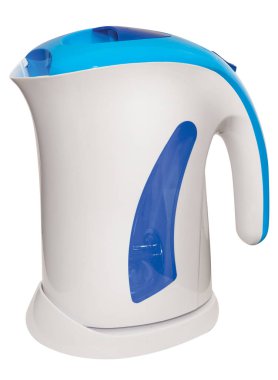 beyaz zemin üzerinde elektrikli su ısıtıcısı