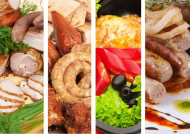 Farklı sosis ve et kolajı