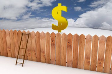 Çitin Arkasında Altın Dolar İşareti