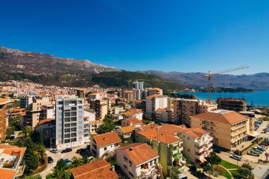 Budva, Karadağ, c bina yüksek katlı görünümünden