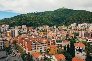 Budva, Karadağ, c bina yüksek katlı görünümünden