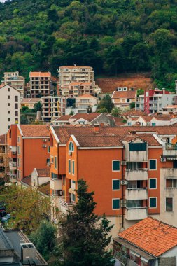 Budva, Karadağ, c bina yüksek katlı görünümünden