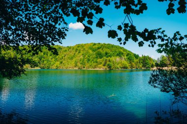Plitvice Gölleri, Hırvatistan. Milli park sınırları