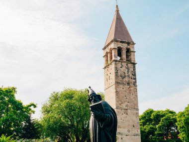 Eski şehir, Split, Hırvatistan. Şehrin içinde. Antik architectur