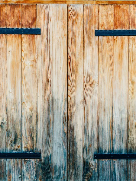 Old yellow, brown, red doors. Wood texture