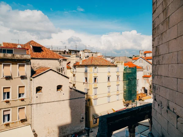 Spaltung, Altstadt, Kroatien. Blick vom Turm-Glockenturm auf die — Stockfoto
