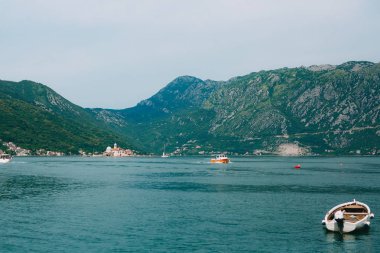 Gospa Adası od Skrpjela, Kotor Koyu'ndaki, Karadağ.